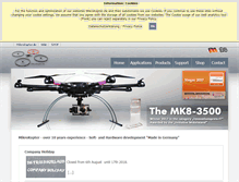 Tablet Screenshot of mikrokopter.de