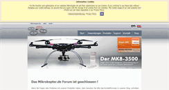 Desktop Screenshot of forum.mikrokopter.de